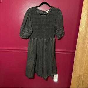 Terra & Sky Grunge Black Dress
